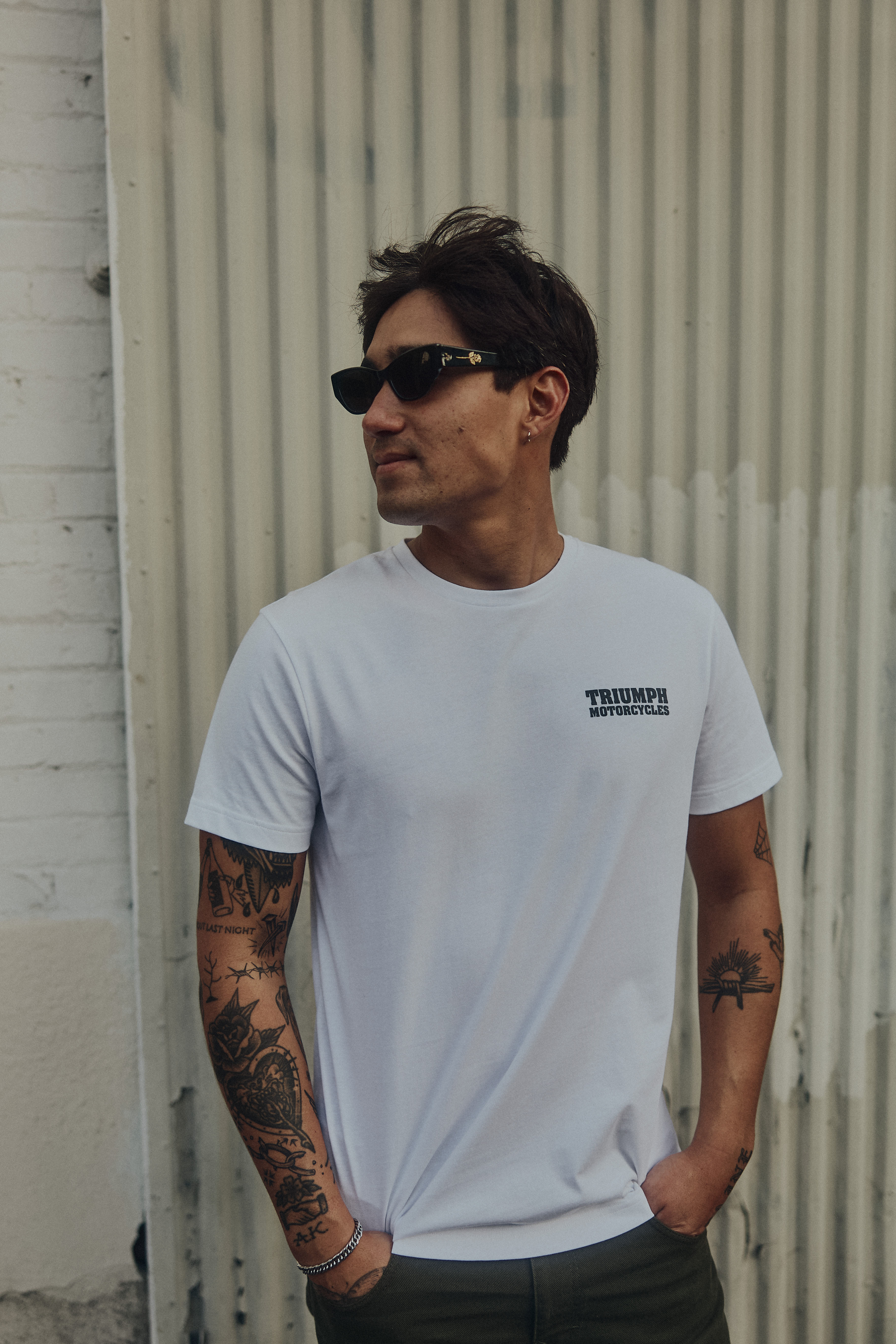 Moto Tee in Black | Casual Clothing